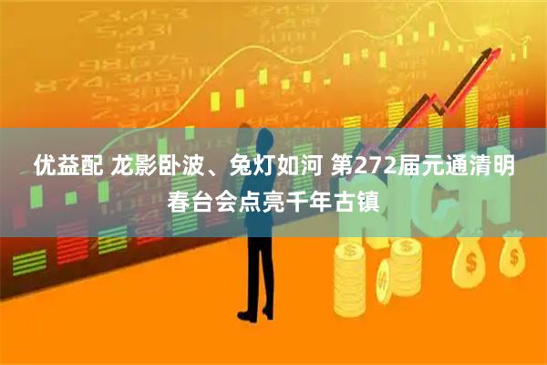 优益配 龙影卧波、兔灯如河 第272届元通清明春台会点亮千年古镇