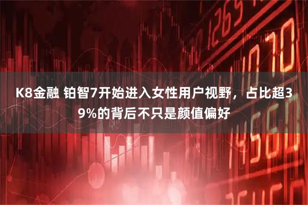 K8金融 铂智7开始进入女性用户视野，占比超39%的背后不只是颜值偏好